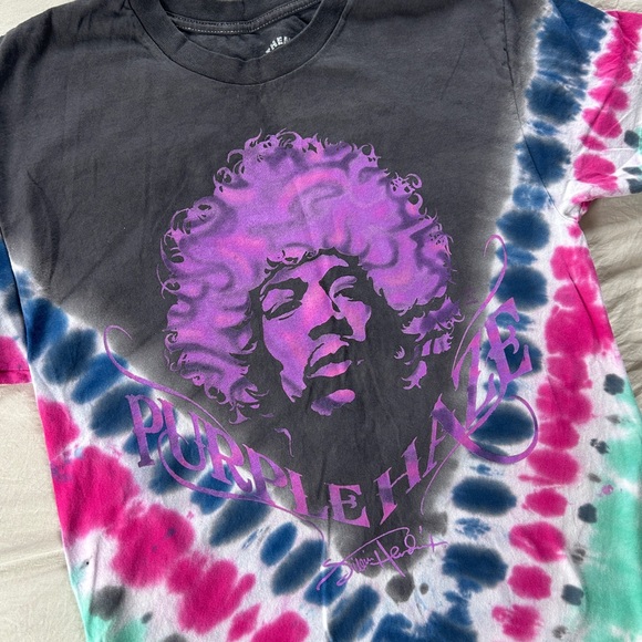 Vintage Tie-Dye Purple Haze Tee Jimmy Hendrick Tee ; Great condition, clean - Picture 3 of 7